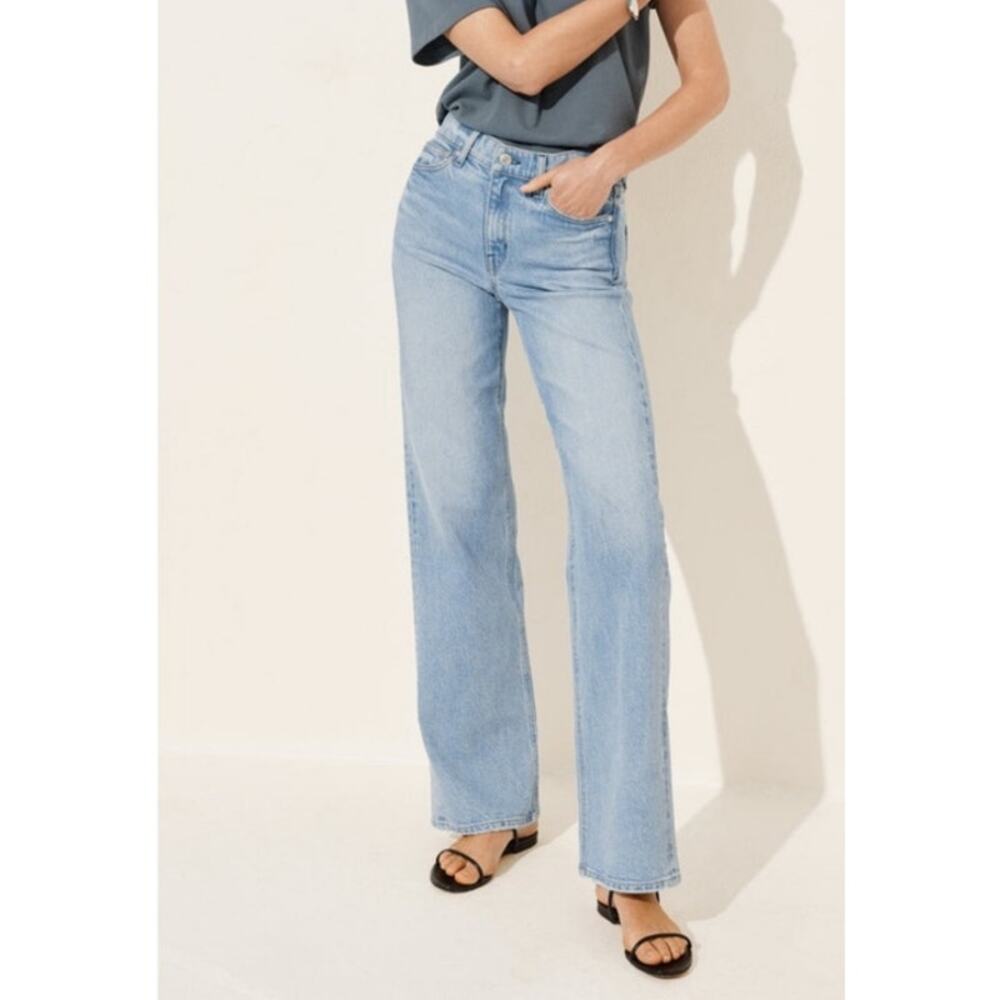 AYR The Secret Sauce Jeans Womens 26 Long Blue Light Wash Straight Leg